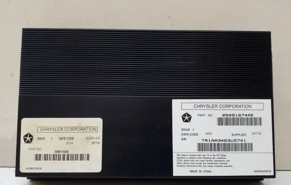 Jeep Cherokee Sound amplifier 5091674AE 05091155AE