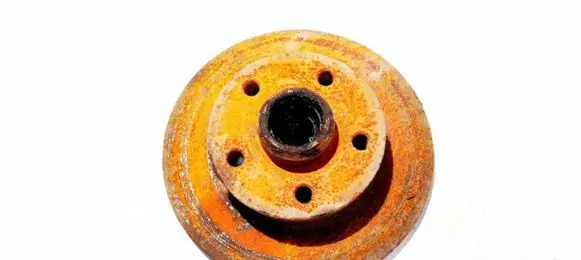 Volkswagen PASSAT B4 Rear brake disc neventiliuojamas