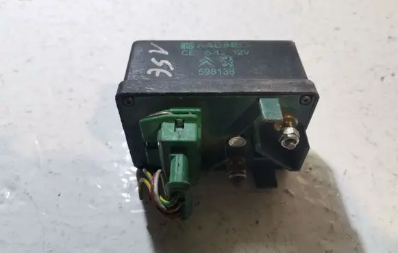 Peugeot 607 Glow plug pre-heat relay 598138