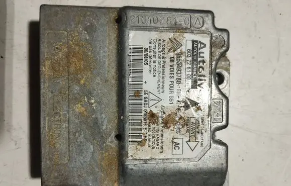 Citroen C4 I Airbag control unit/module 603726100