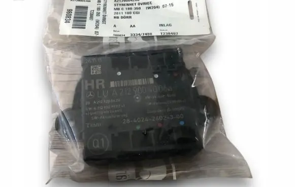 Mercedes-Benz C W204 Door control unit/module A2129004206