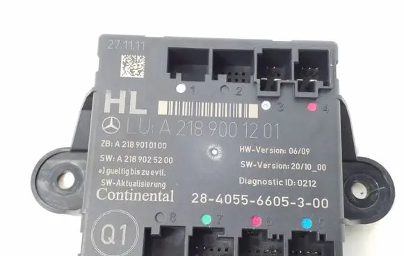Mercedes-Benz CLS C218 X218 Door control unit/module A2189001201
