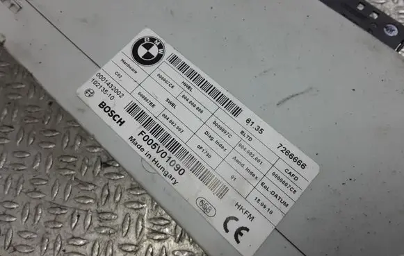 BMW 5 F10 F11 Tailgate/trunk control unit/module 61357266666