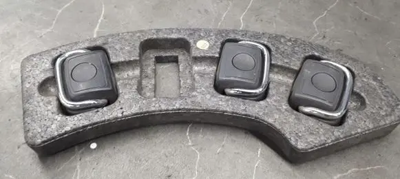 Audi A6 C7 Front splash guards bracket 4g9012171b