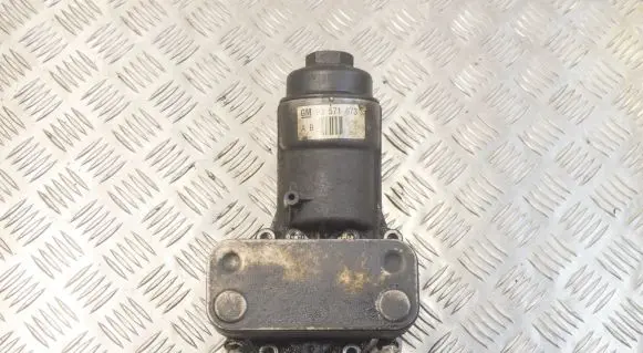 Opel Signum Oil filter mounting bracket 90571673 14481042