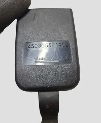 Peugeot 407 Middle seatbelt buckle (rear) 4503055F1902 A6013714