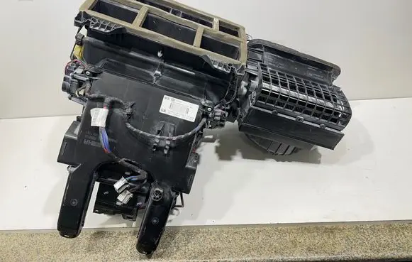 Interior heater climate box assembly