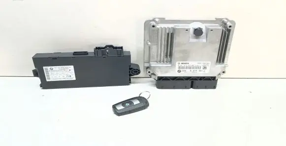 BMW X1 E84 Engine ECU kit and lock set 8574351 0281019854 9287535