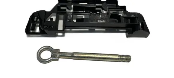 Towing hook eye