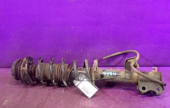 Front shock absorber with coil spring