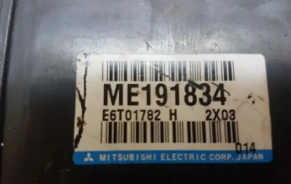 Mitsubishi Pajero Engine control unit/module ME191834 E6T01782H