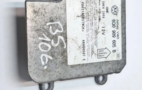Volkswagen PASSAT B5.5 Airbag control unit/module 6Q0909605B 46000507E 5WK42869