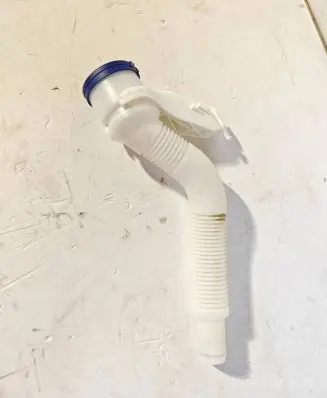 Opel Corsa F Window washer liquid tank fill tube 312837502