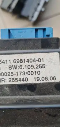 BMW 7 E65 E66 Climate control unit 6981404