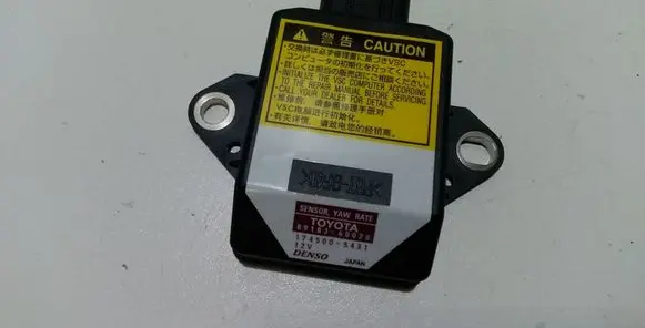 ESP acceleration yaw rate sensor