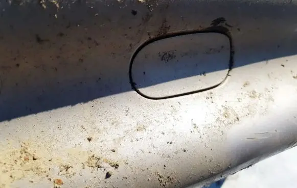 Rear bumper row hook cap/cover