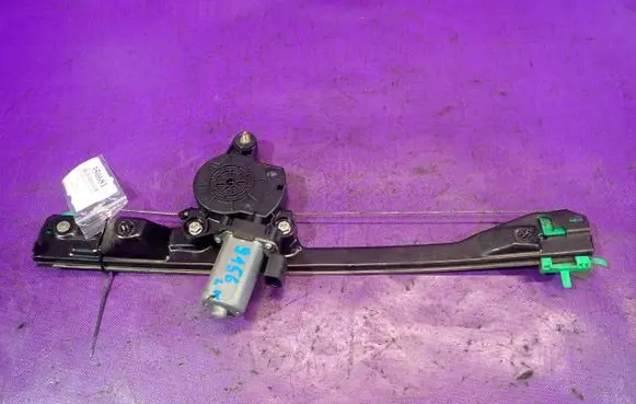 Front door window regulator with motor