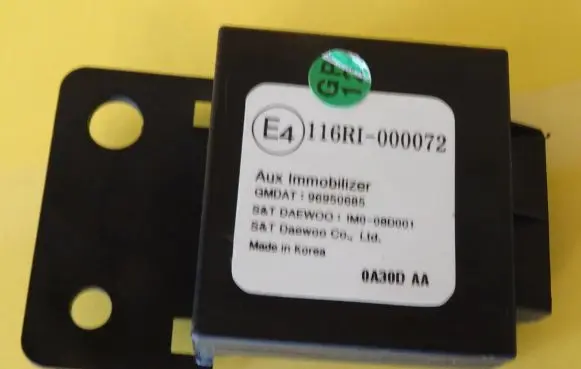 Chevrolet Spark Immobilizer control unit/module 116RI000072 96950685