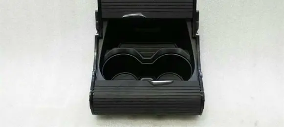 Cup holder front