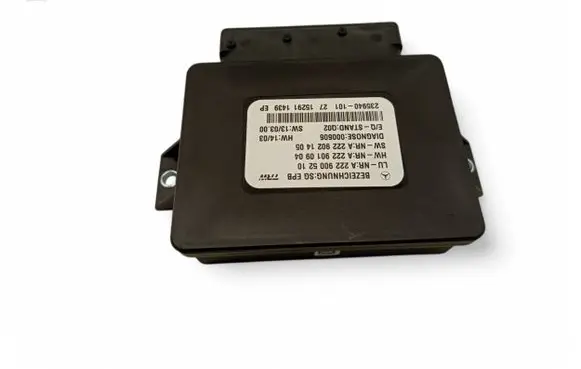 Mercedes-Benz S W222 Hand brake control module A2229005210