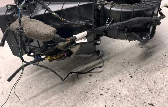 Interior heater climate box assembly