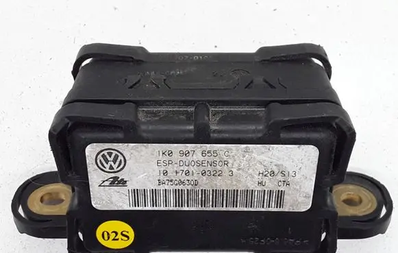 Volkswagen Touran I ESP acceleration yaw rate sensor 1K0907655C 10170103223