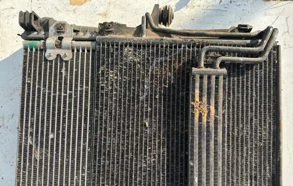 Porsche Cayenne (9PA) Radiator set 7L0121253A E1470