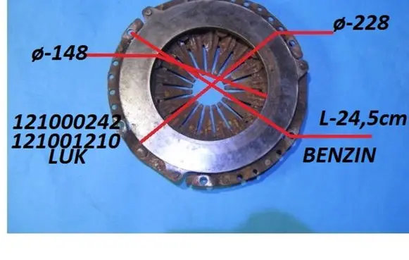 Audi 80 90 S2 B4 Pressure plate 121000242 121001210