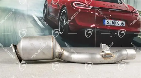 Porsche Cayenne (92A) Front muffler/silencer 95811302411
