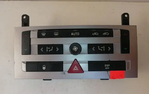 Peugeot 407 Climate control unit 96573322YP 96573322 96512442XT