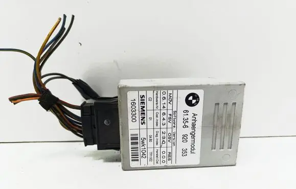 BMW 7 E65 E66 Tow bar trailer control unit/module 6920353