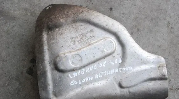 Porsche Cayenne (9PA) Heat shield in engine bay 7L5253038A