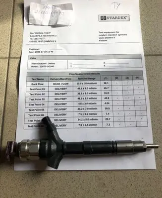 Toyota Corolla Verso AR10 Fuel injector 236700G040 11N00250 DC018746