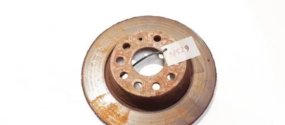 Volkswagen PASSAT B6 Rear brake disc neventiliuojamas