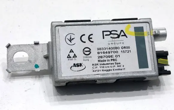 Peugeot 3008 II Sound amplifier 9833140080