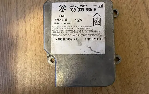 Skoda Superb B5 (3U) Airbag control unit/module 1C0909605H 36010214E 5WK43127
