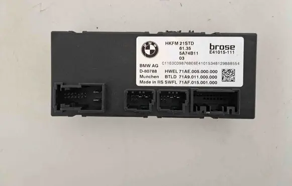 Tailgate/trunk control unit/module