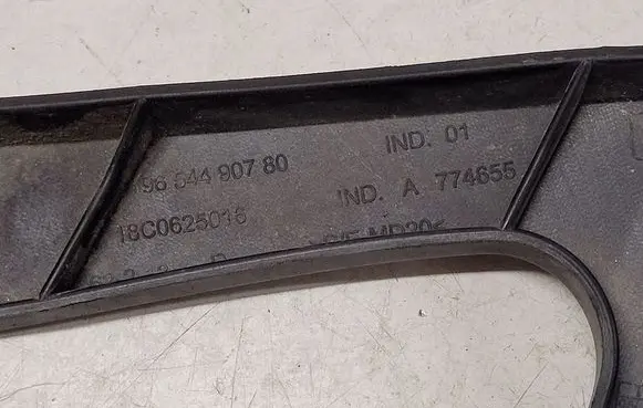 Citroen C4 Grand Picasso Rear bumper mounting bracket 9654480780 18C0625016
