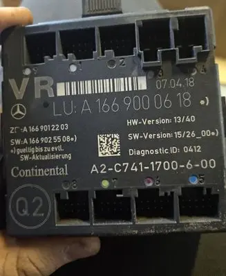 Mercedes-Benz ML W163 Door control unit/module A1669000618