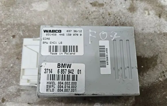 BMW 5 GT F07 Air suspension control unit module (rear) 4461500700 004014002 004002000