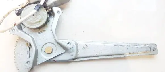 Sliding door window regulator with motor
