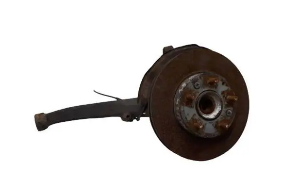 Front wheel hub spindle knuckle