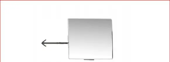 Peugeot 107 Front tow hook cap/cover 