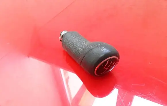 Volkswagen Polo V 6R Gear lever shifter trim leather/knob NOCODE