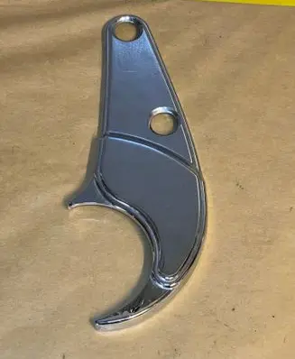 Opel Commodore A Front driver seat rail trim 