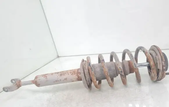 Front shock absorber with coil spring