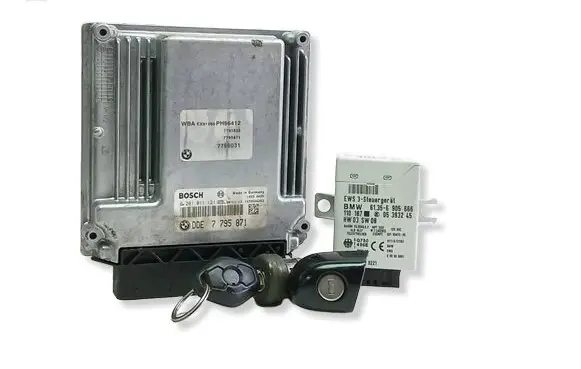 BMW 3 E46 Engine ECU kit and lock set 7795871 0281011121 6905666