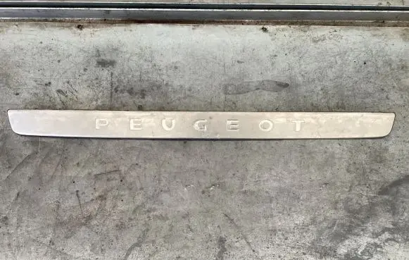 Peugeot 407 Front sill trim cover 9655486880