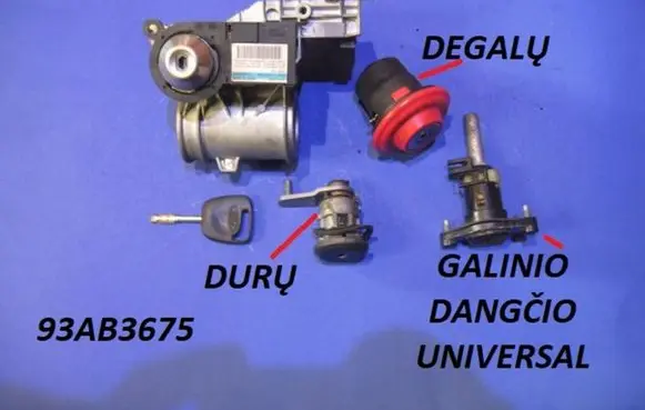 Ford Escort Ignition lock 93AB3675