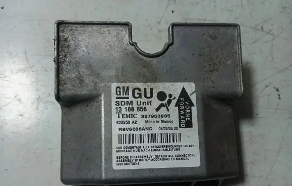 Opel Zafira B Airbag control unit/module 13188856
